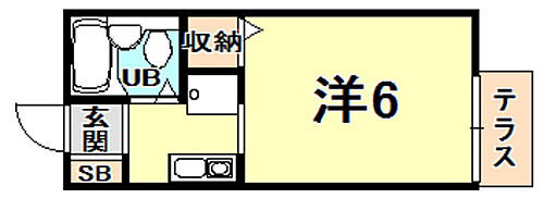 エクセルコート・甲東園 1階 1K 賃貸物件詳細