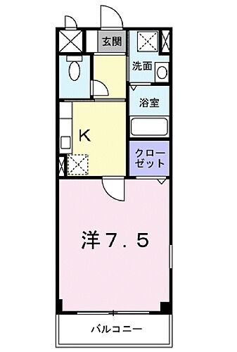 兵庫県西宮市下大市東町 門戸厄神駅 1K アパート 賃貸物件詳細