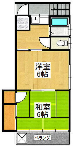 ホワイトハウス 2階 2K 賃貸物件詳細