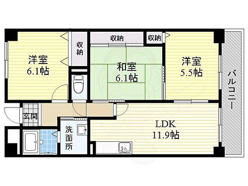 大阪府和泉市肥子町2丁目 和泉府中駅 3LDK マンション 賃貸物件詳細