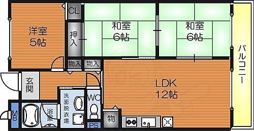 大阪府高石市羽衣5丁目 羽衣駅 3LDK マンション 賃貸物件詳細