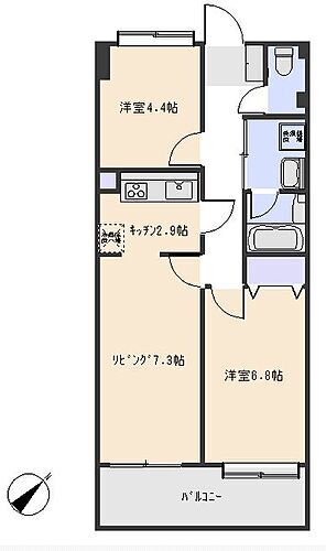 アプロアメニティ富岡 1階 2LDK 賃貸物件詳細