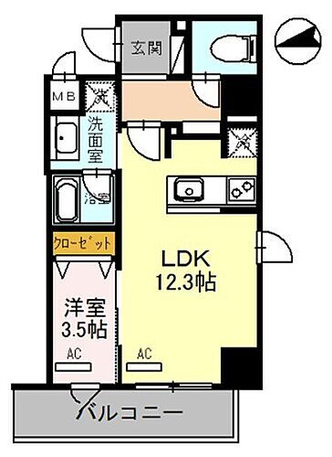 大阪府大阪市西区新町3丁目 西長堀駅 1LDK アパート 賃貸物件詳細