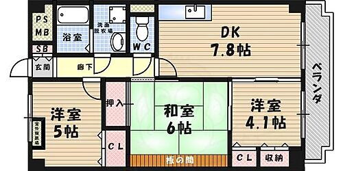 兵庫県尼崎市栗山町1丁目 塚口駅 3LDK マンション 賃貸物件詳細