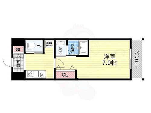 兵庫県尼崎市上ノ島町1丁目 武庫之荘駅 1K マンション 賃貸物件詳細