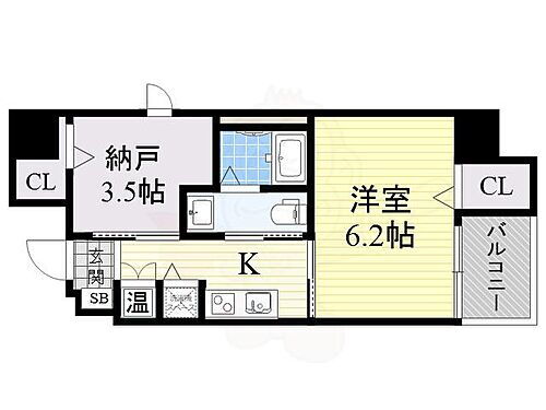 大阪府堺市堺区宿屋町東1丁 堺東駅 1SK マンション 賃貸物件詳細