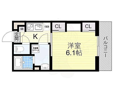 大阪府池田市神田1丁目 池田駅 1K マンション 賃貸物件詳細