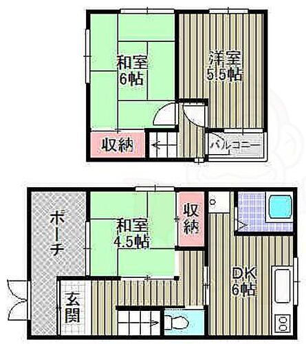 池田市住吉２丁目貸家 3DK 賃貸物件詳細