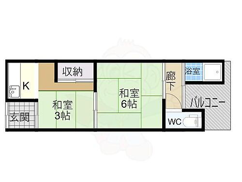 大阪府大阪市住之江区東加賀屋3丁目 住吉大社駅 2K 一戸建て 賃貸物件詳細