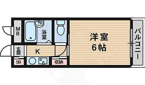 大阪府大阪市東淀川区上新庄2丁目22番8号 上新庄駅 1K マンション 賃貸物件詳細