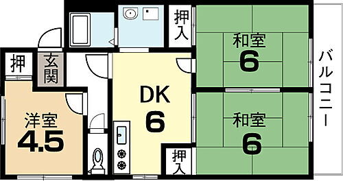 アネックスとの 2階 3DK 賃貸物件詳細