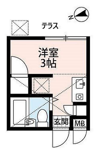 上福岡ハイム 1階 ワンルーム 賃貸物件詳細