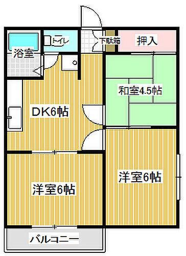 茨城県取手市藤代550-2 藤代駅 3DK アパート 賃貸物件詳細