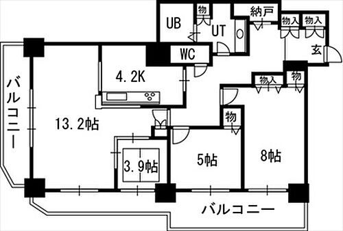 知事公館前タワーレジデンス 23階 3LDK 賃貸物件詳細