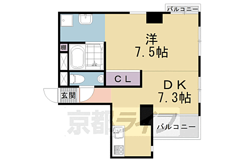 メゾンドナカジマ 4階 1DK 賃貸物件詳細