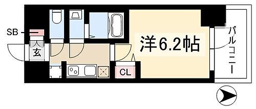 プレサンス千種駅前レガート 5階 1K 賃貸物件詳細
