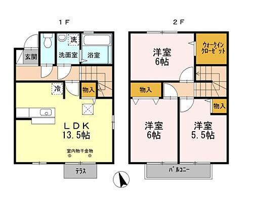 オークスコート西新在家Ａ棟 3LDK 賃貸物件詳細