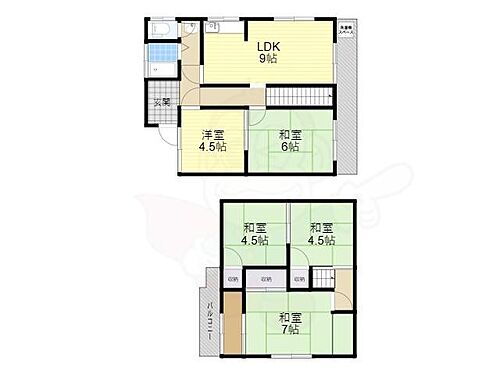 大阪府寝屋川市御幸東町 萱島駅 5LDK 一戸建て 賃貸物件詳細