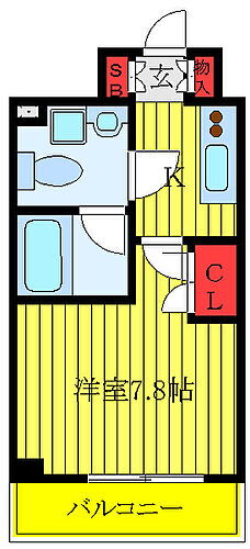 東京都北区王子2丁目 王子駅 1K マンション 賃貸物件詳細