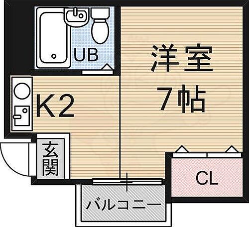京都府京都市山科区安朱中溝町 山科駅 1K アパート 賃貸物件詳細