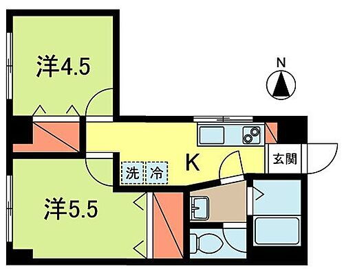 東京都杉並区梅里2丁目 新高円寺駅 2K マンション 賃貸物件詳細