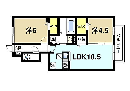 奈良県奈良市秋篠町 菖蒲池駅 2LDK アパート 賃貸物件詳細