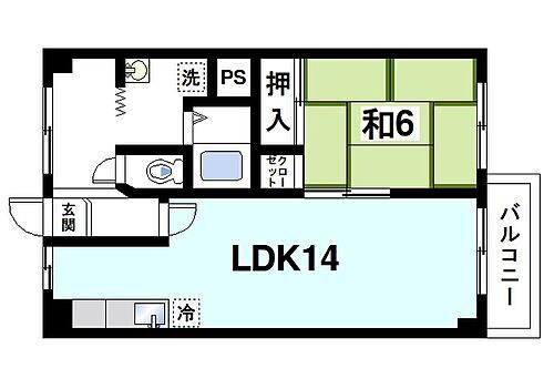 奈良県奈良市秋篠新町 大和西大寺駅 1LDK マンション 賃貸物件詳細