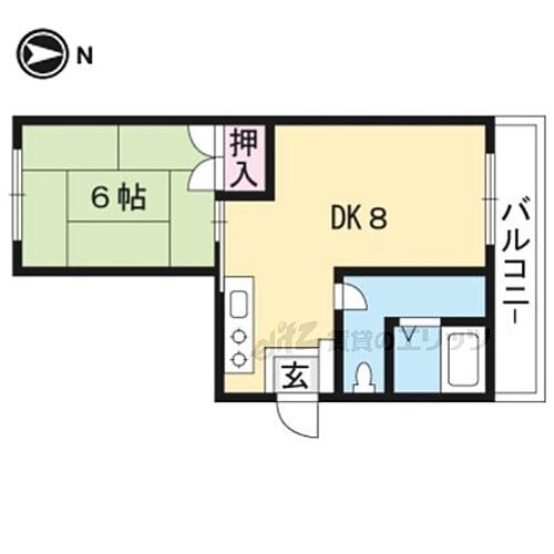 七条ハイツ 3階 1LDK 賃貸物件詳細