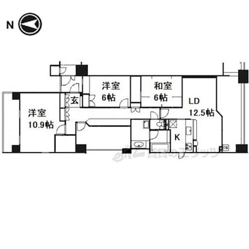 京都府京都市中京区河原町通二条上る清水町 京都市役所前駅 3LDK マンション 賃貸物件詳細