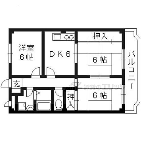 滋賀県草津市南笠町 南草津駅 3DK マンション 賃貸物件詳細