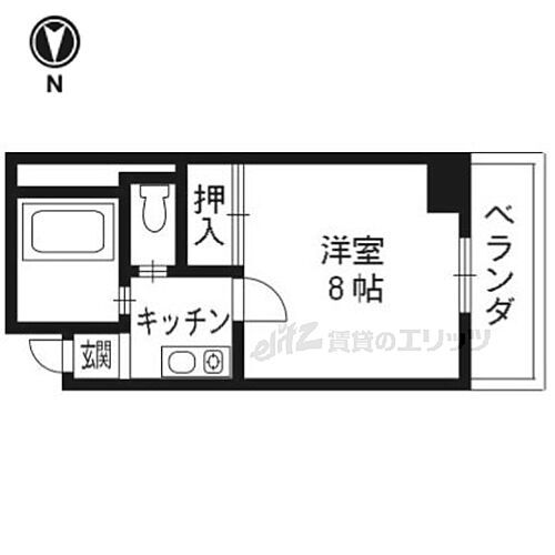 京都府京都市下京区下鱗形町 京都河原町駅 1K マンション 賃貸物件詳細