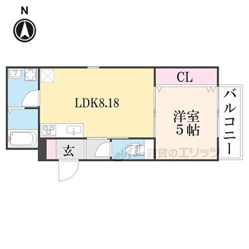 レクエルド桃山 3階 1LDK 賃貸物件詳細