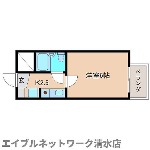 静岡県静岡市清水区江尻台町 入江岡駅 1K マンション 賃貸物件詳細