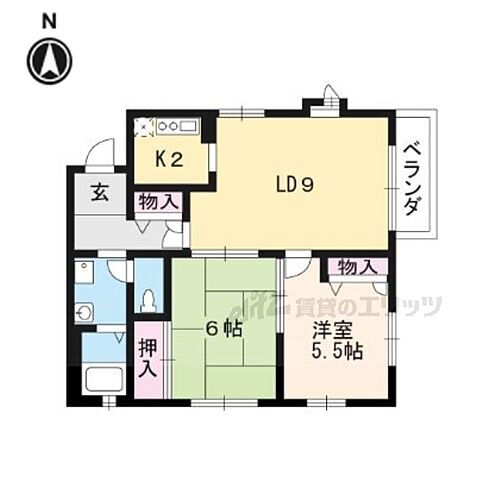 京都府京都市左京区北白川東瀬ノ内町 茶山・京都芸術大学駅 2LDK アパート 賃貸物件詳細