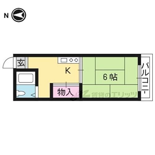 京都府京都市伏見区深草仙石屋敷町 藤森駅 1K アパート 賃貸物件詳細