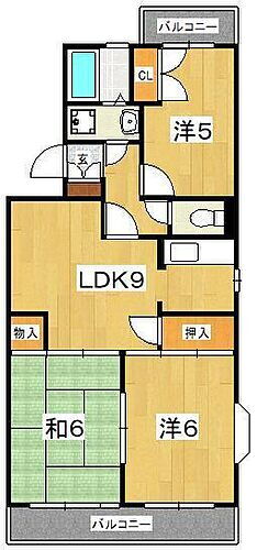 第１府川マンション 1階 3LDK 賃貸物件詳細