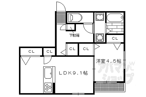 京都府京都市北区大将軍一条町 北野白梅町駅 1LDK アパート 賃貸物件詳細