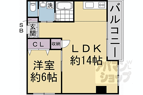 ワールドダック 6階 1LDK 賃貸物件詳細