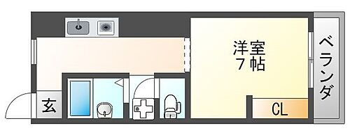 兵庫県尼崎市塚口本町2丁目21-25 塚口駅 1K マンション 賃貸物件詳細