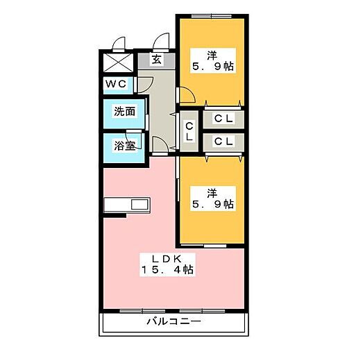 群馬県高崎市下之城町 高崎駅 2LDK マンション 賃貸物件詳細