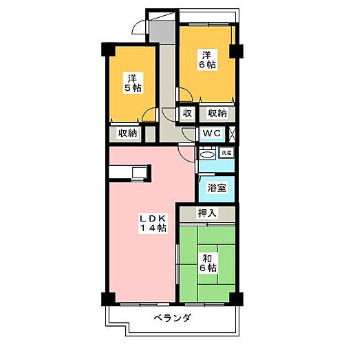 グランドメゾン小田井 4階 3LDK 賃貸物件詳細