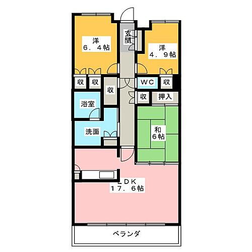 レザンドール東山元町 4階 3LDK 賃貸物件詳細