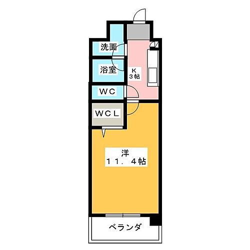 シェリールエヴァン 3階 1K 賃貸物件詳細