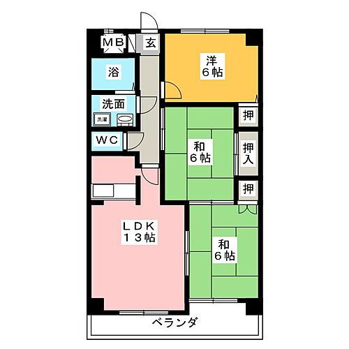 愛知県春日井市八田町6丁目 春日井駅 3LDK マンション 賃貸物件詳細