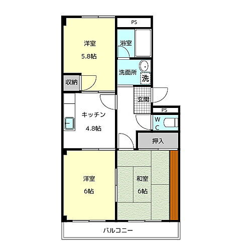 愛知県津島市立込町2丁目 津島駅 3K マンション 賃貸物件詳細