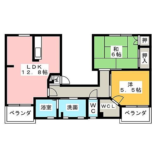 ファティリティ稲沢　２号棟 3階 2LDK 賃貸物件詳細