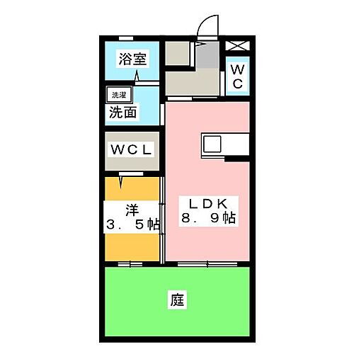 愛知県岩倉市大地新町1丁目 岩倉駅 1LDK アパート 賃貸物件詳細