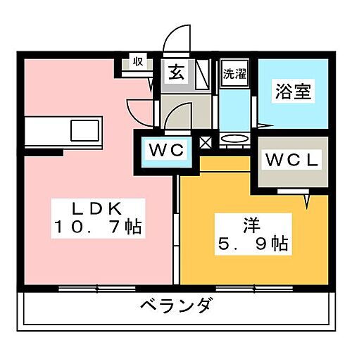 静岡県浜松市中央区初生町 1LDK アパート 賃貸物件詳細