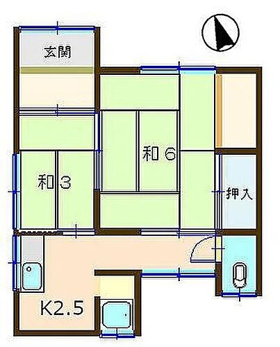 小野様戸建 2K 賃貸物件詳細