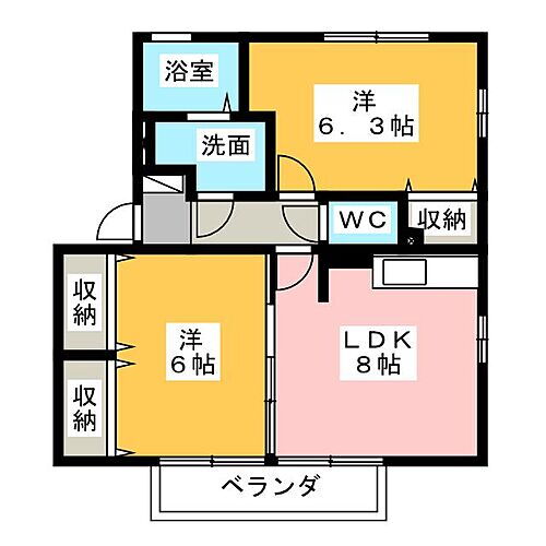 静岡県焼津市小柳津 西焼津駅 2DK アパート 賃貸物件詳細